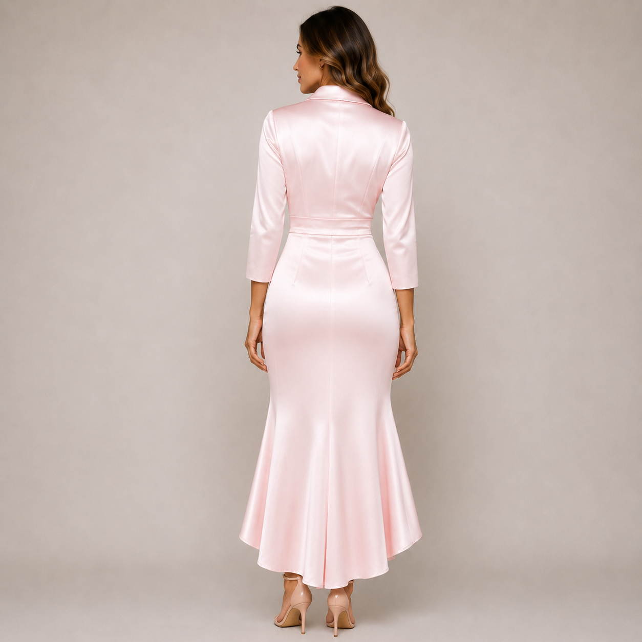 Robe élégante manches longues