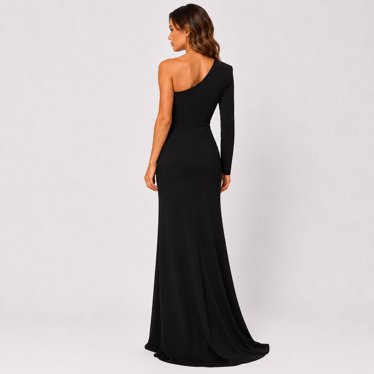 Robe Céleste Épaule Nue