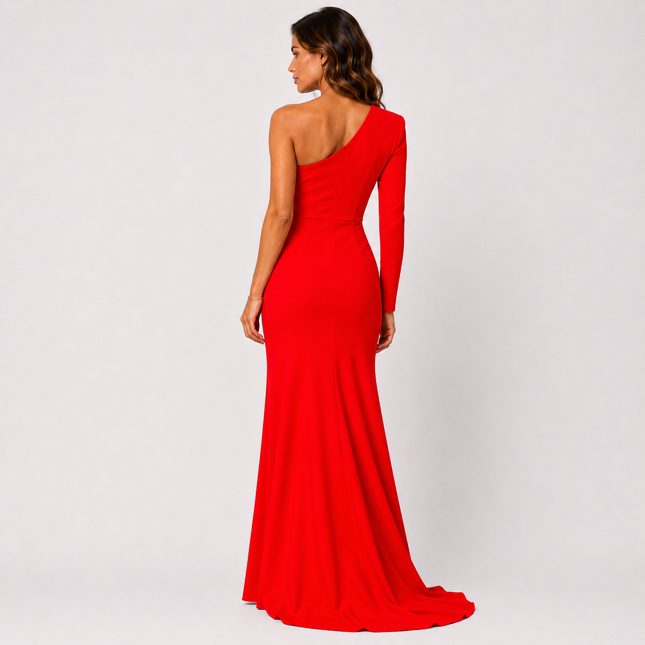 Robe Céleste Épaule Nue