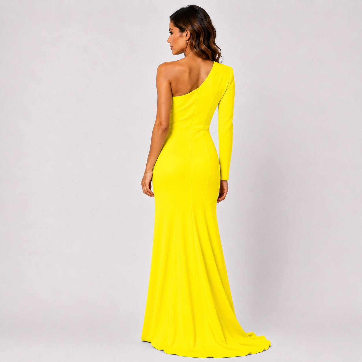 Robe Céleste Épaule Nue