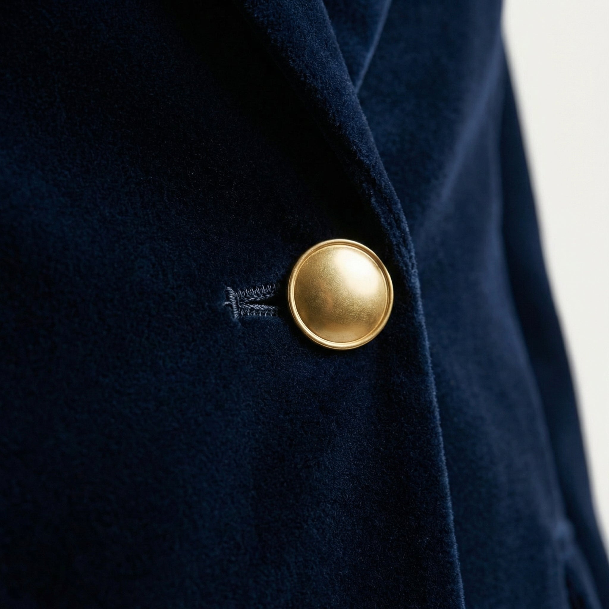 Blazer classique en velours ajusté