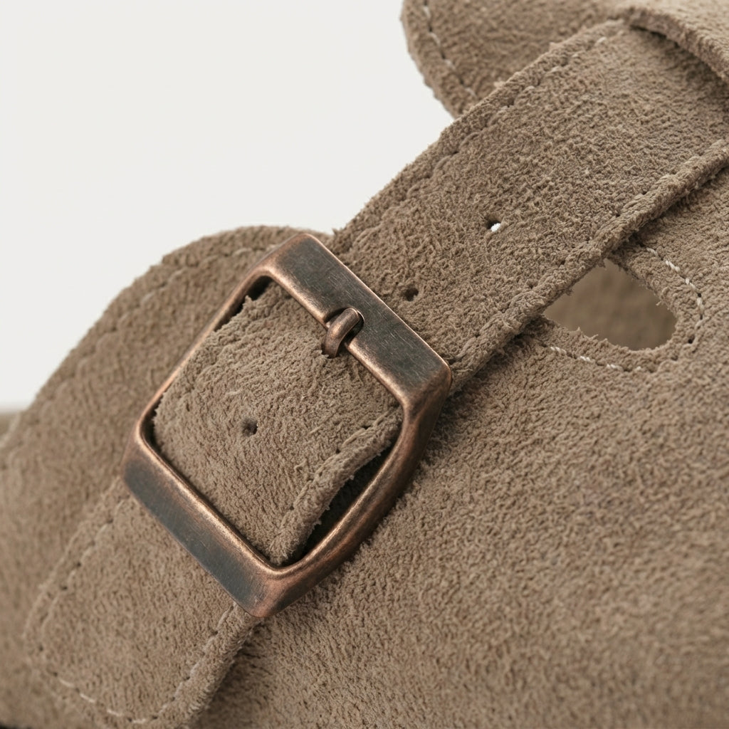 Mules Cuir Velours Classiques