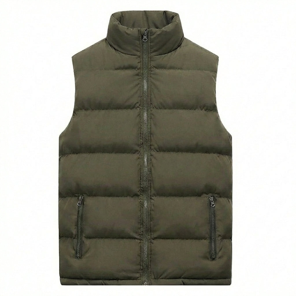 Gilet matelassé homme zippé