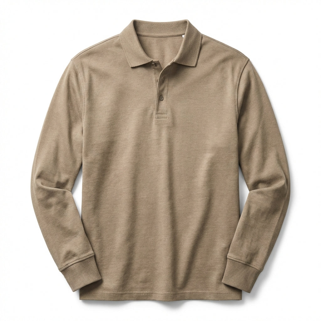 Polo manches longues classique