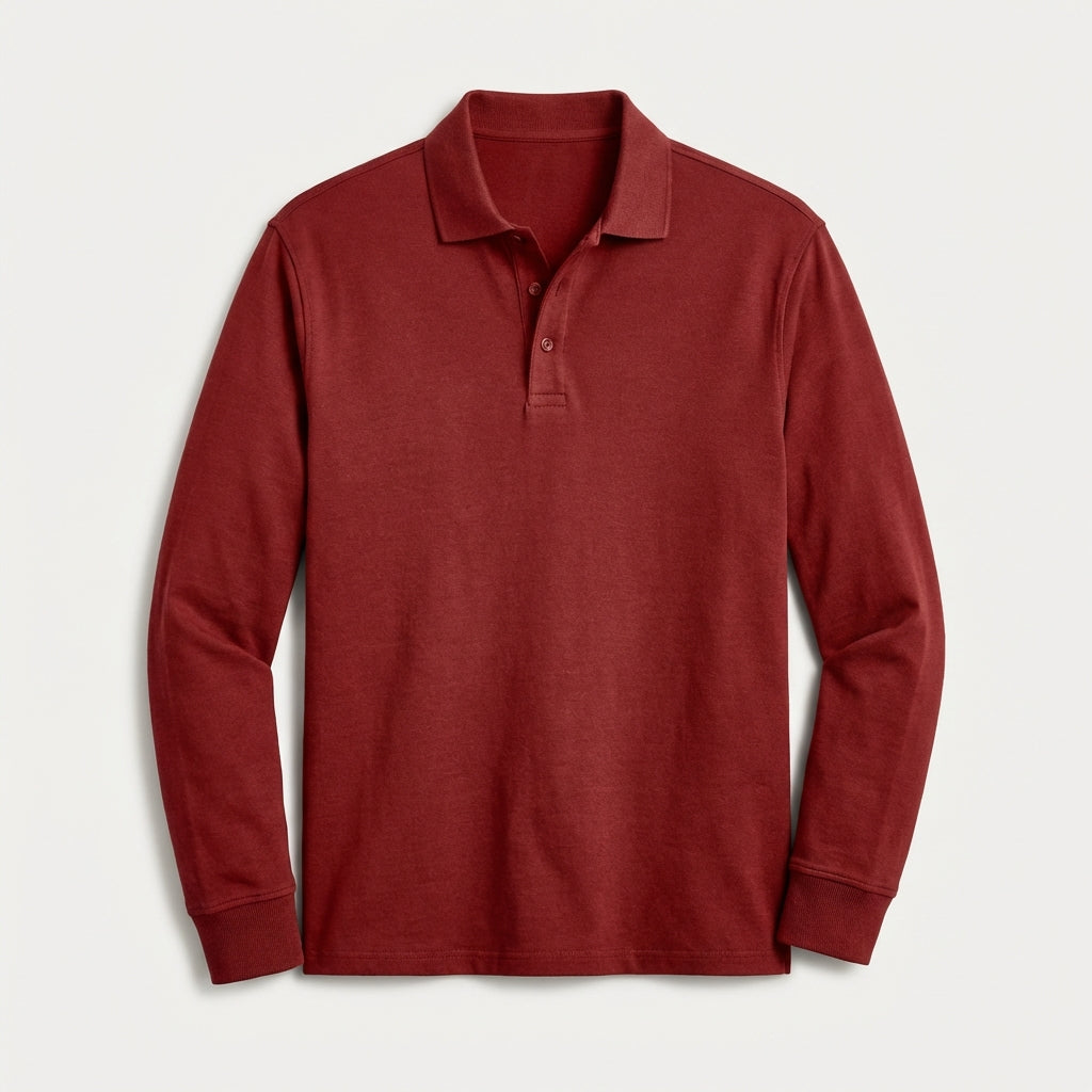 Polo manches longues classique