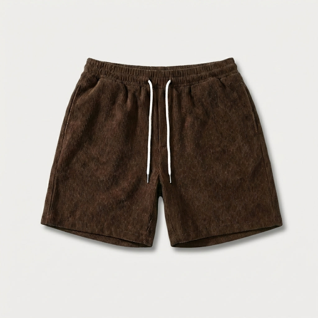 Short velours côtelé homme