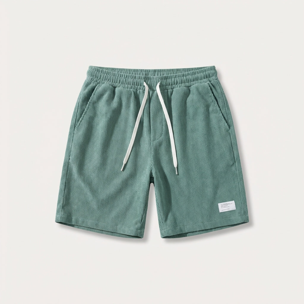 Short velours côtelé homme