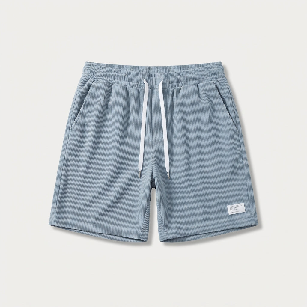 Short velours côtelé homme