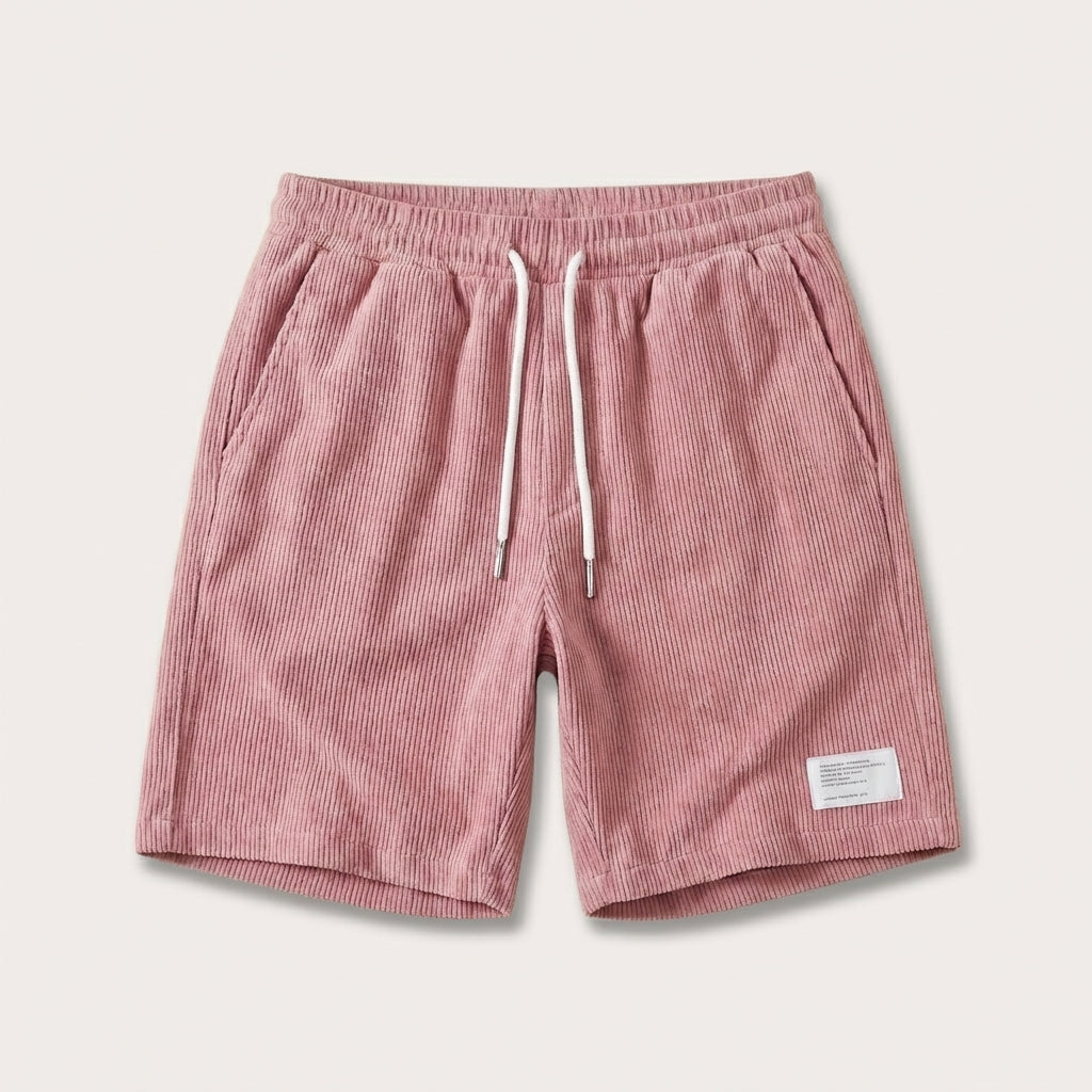 Short velours côtelé homme