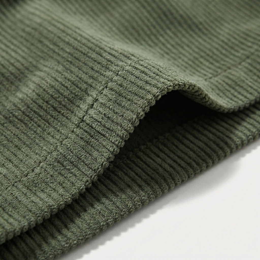 Short velours côtelé homme