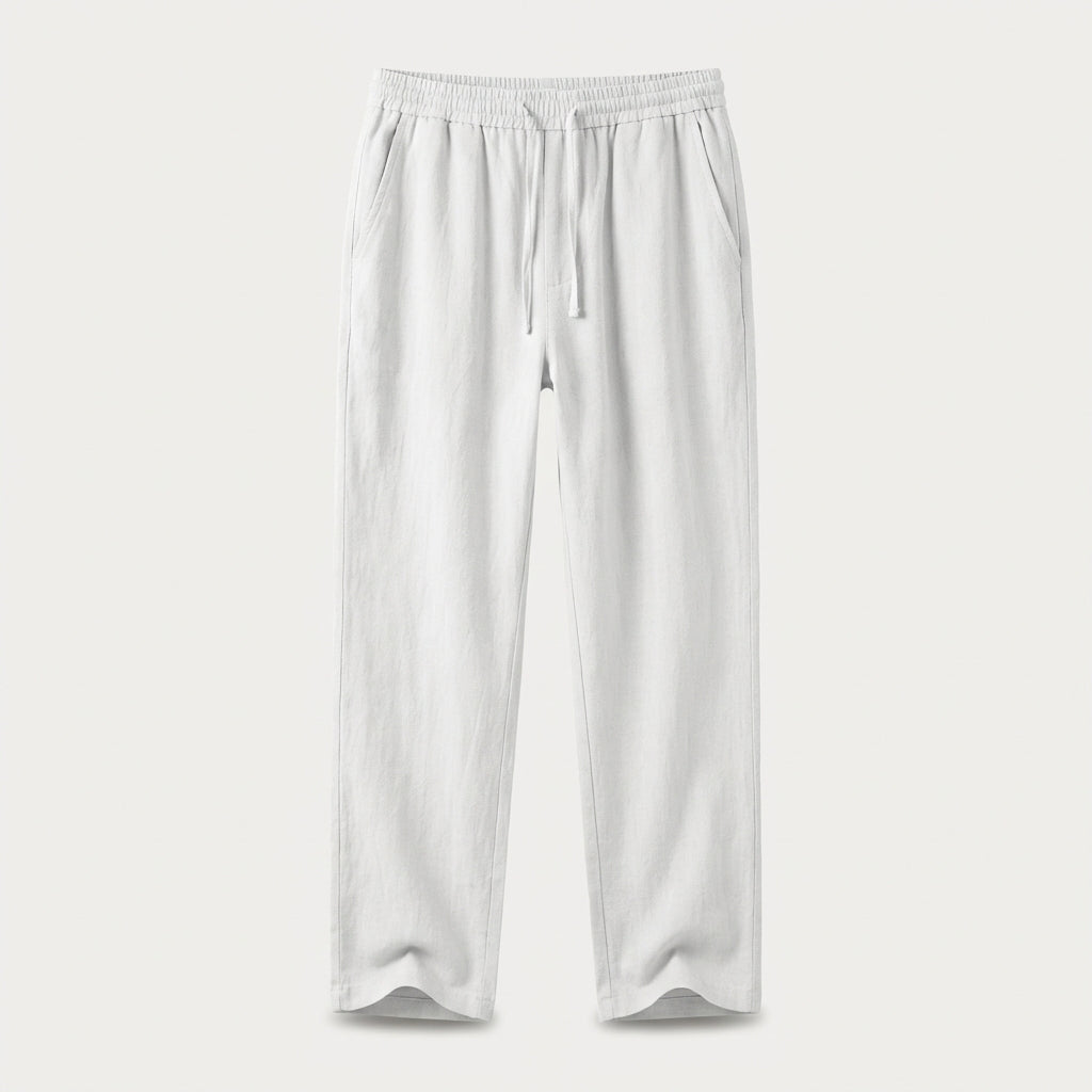 Pantalon droit à cordon homme