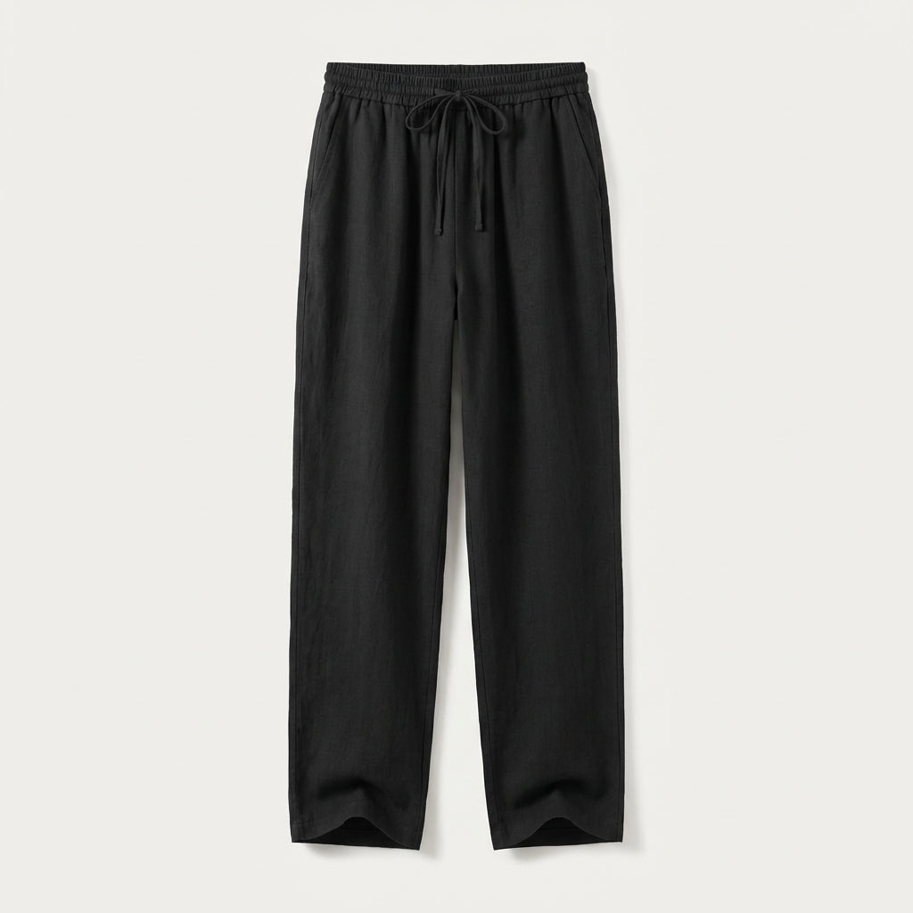 Pantalon droit à cordon homme