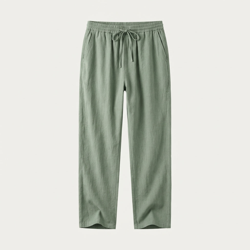 Pantalon droit à cordon homme
