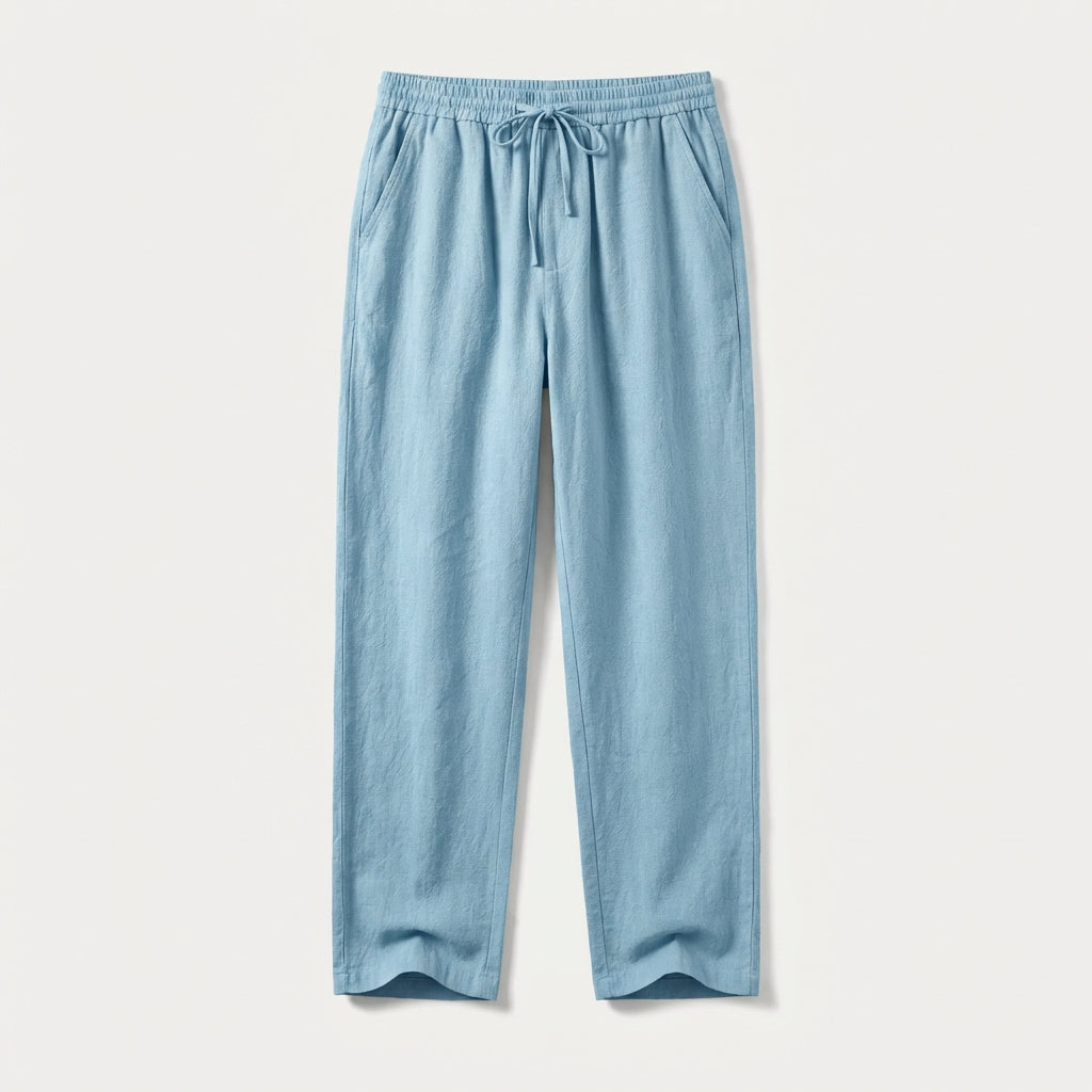Pantalon droit à cordon homme