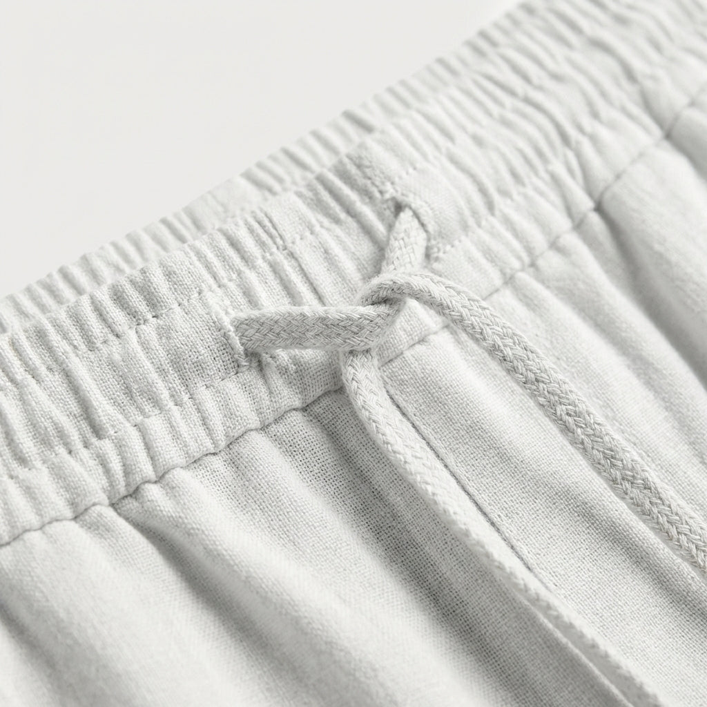 Pantalon droit à cordon homme