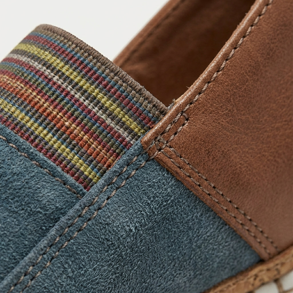 Baskets slip on perforées femme