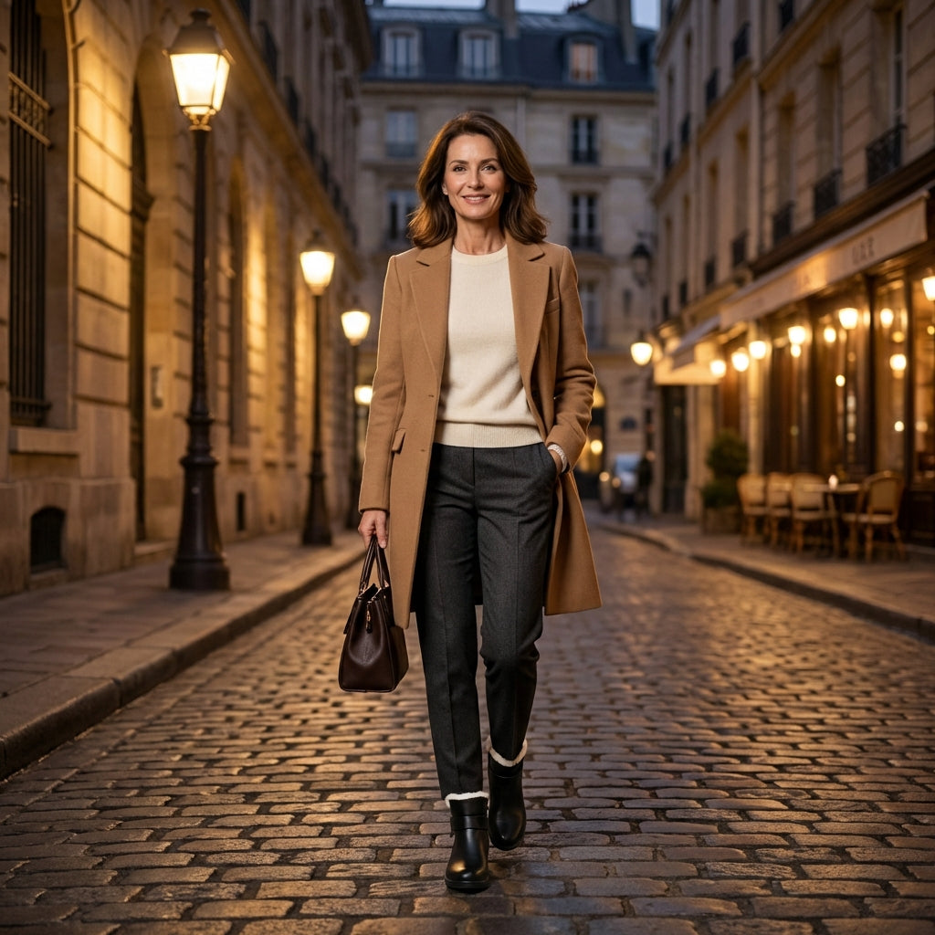 Bottines cuir doublure chaude femme