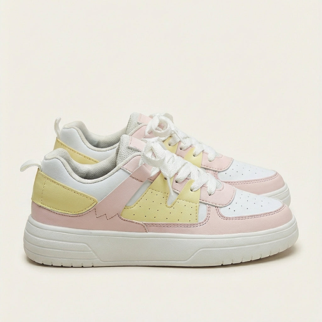 Sneakers casual tons doux femme