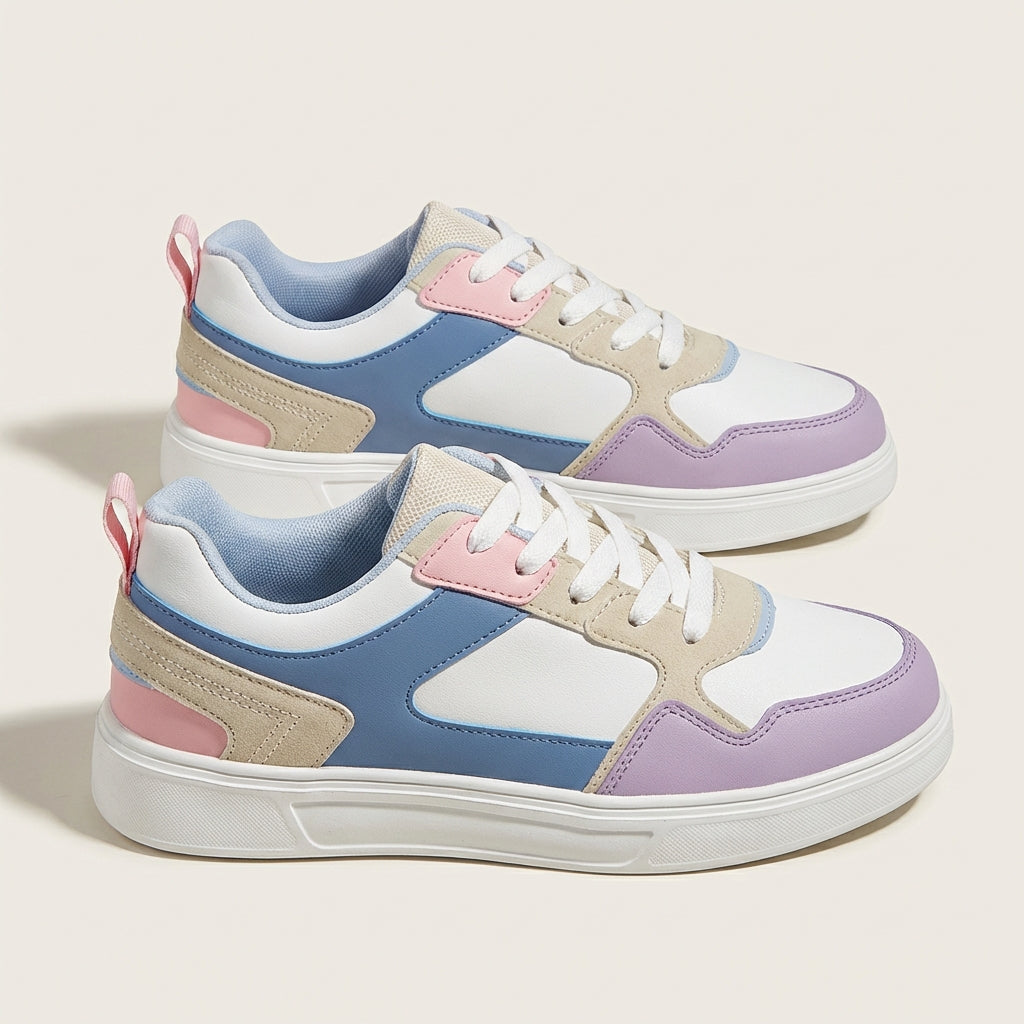 Sneakers casual tons doux femme