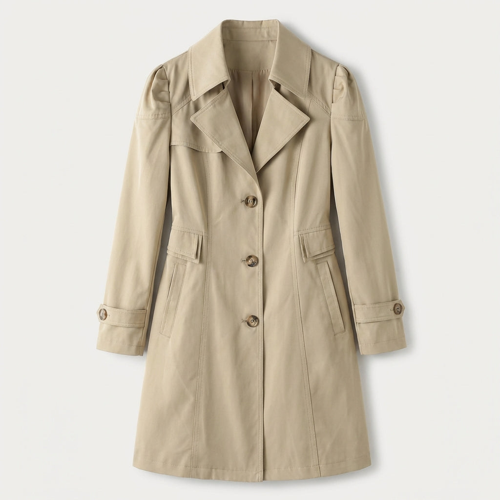 Trench ceinturé élégant femme