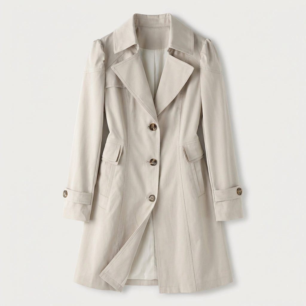 Trench ceinturé élégant femme