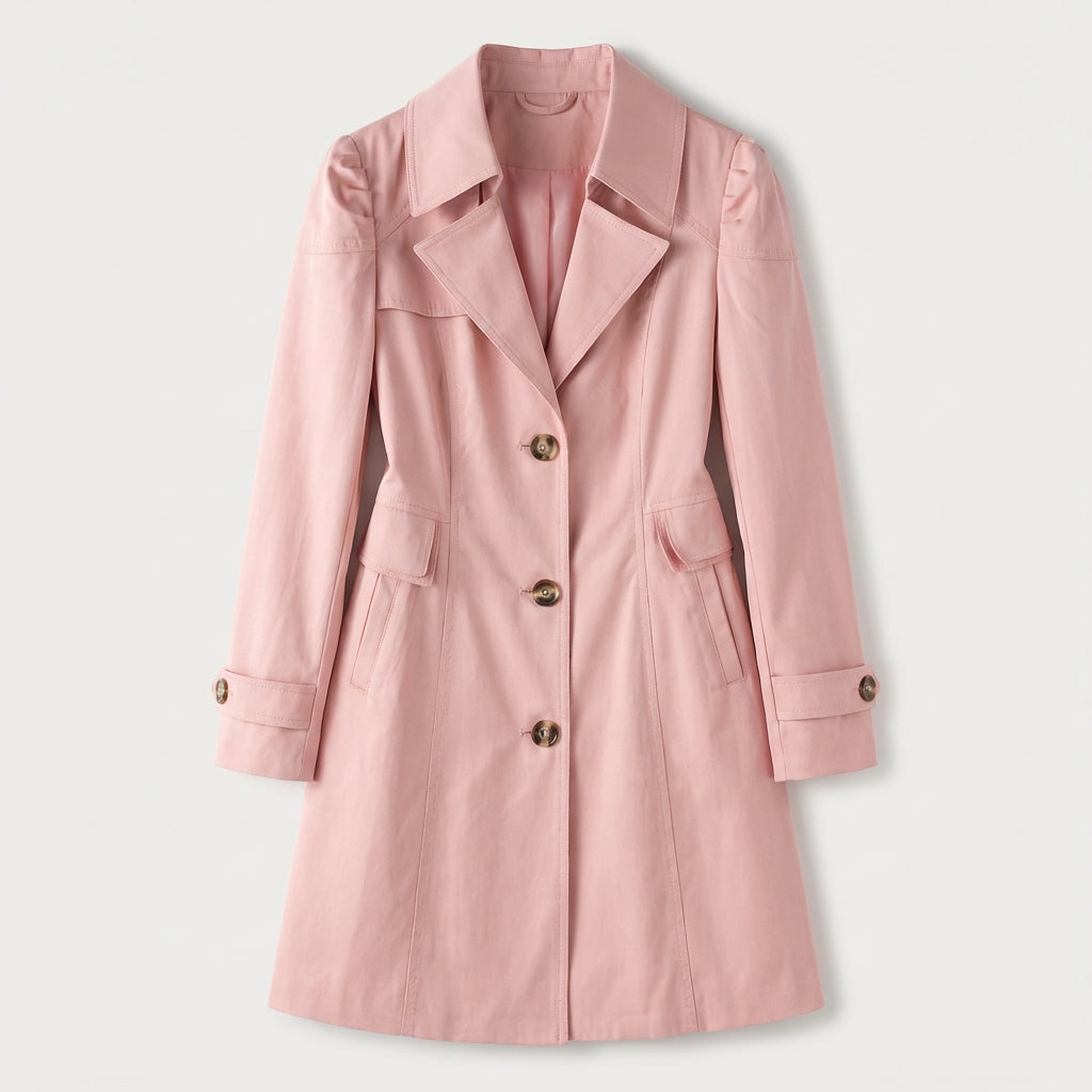 Trench ceinturé élégant femme