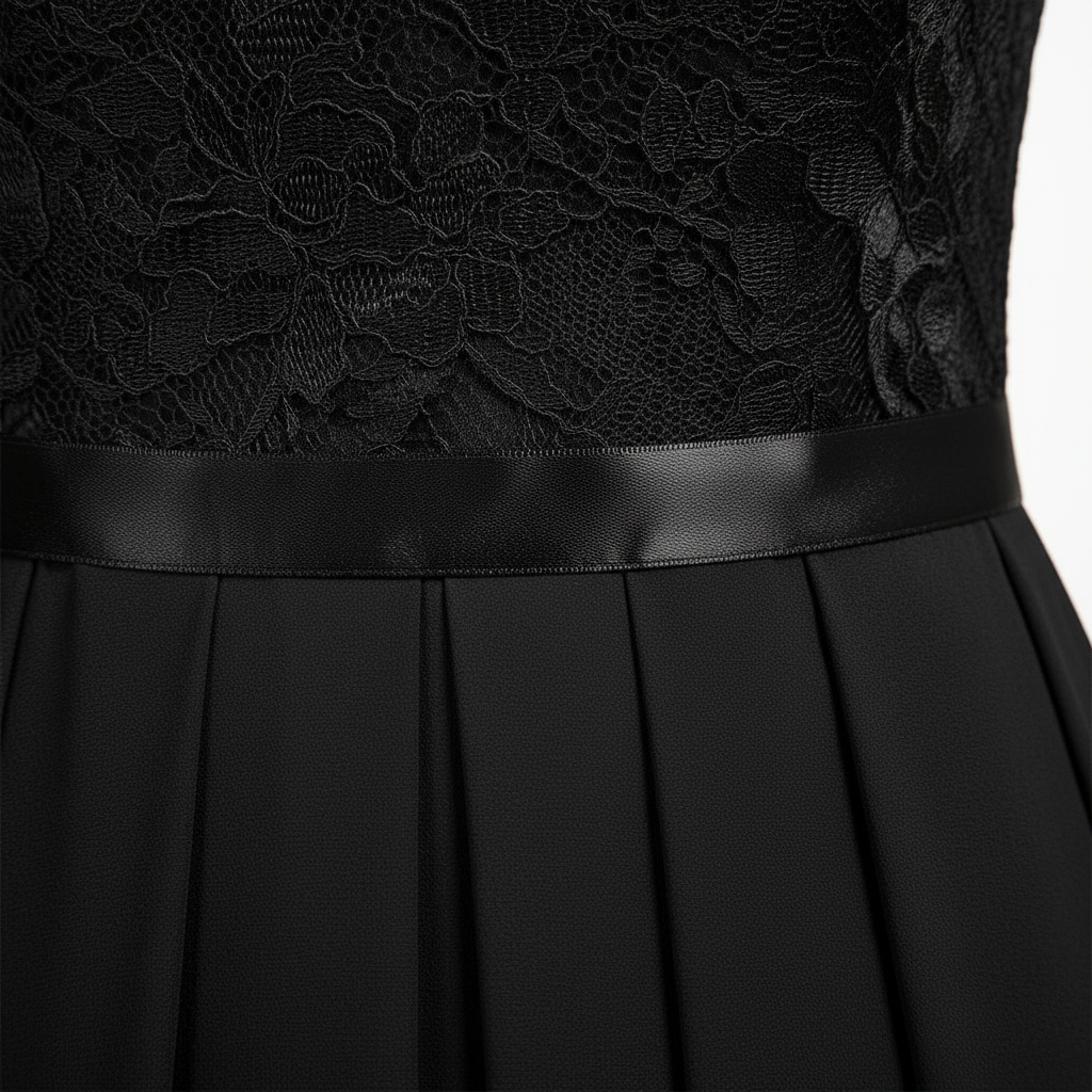 Robe élégante taille marquée femme