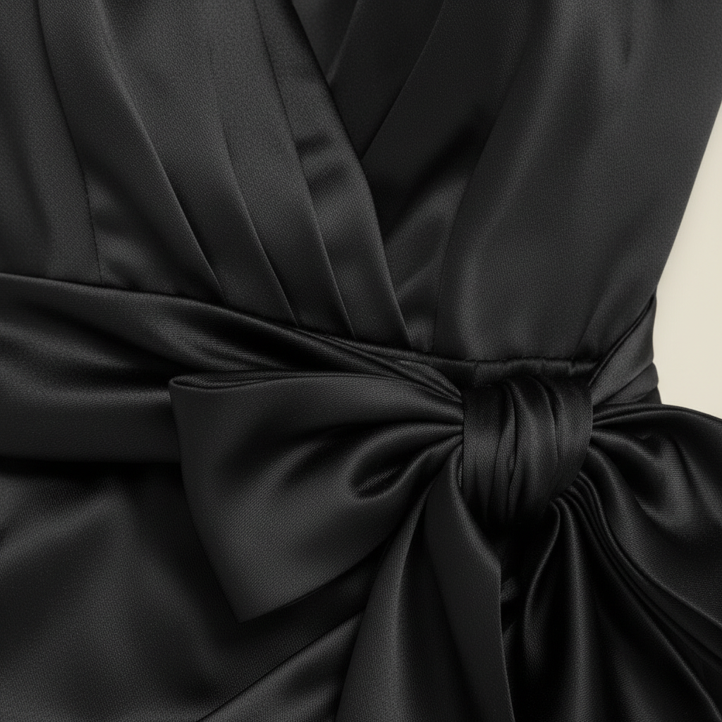 Robe longue portefeuille femme